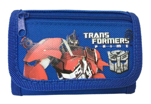 Transformers Optimus Prime Kids Tri-Fold Wallet Coin Holder Bag [Blue[
