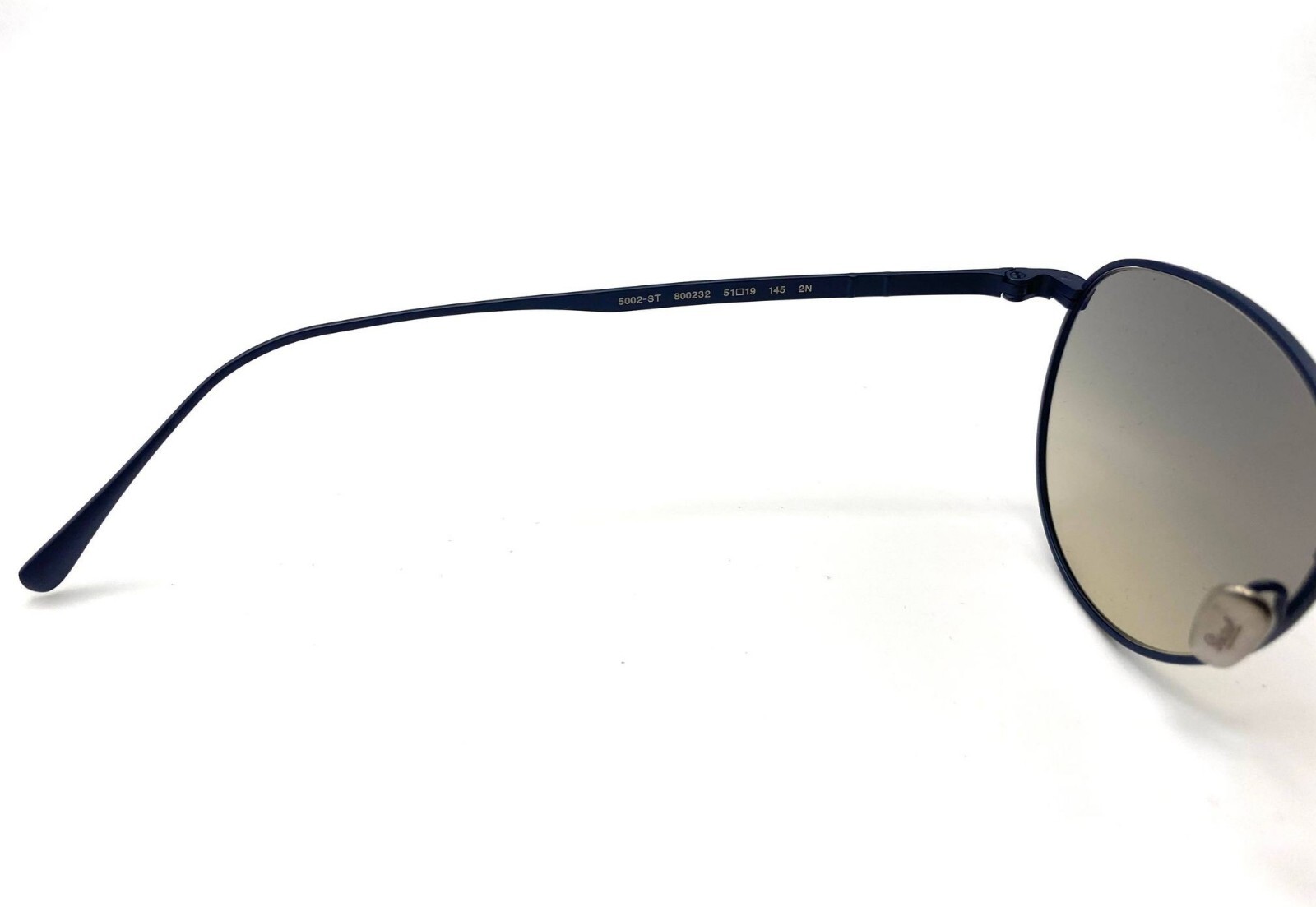 Pre-owned Persol Po5002st Sunglasses 800232 Brusched Navy/grey Gradient Lens 51mm In Gray