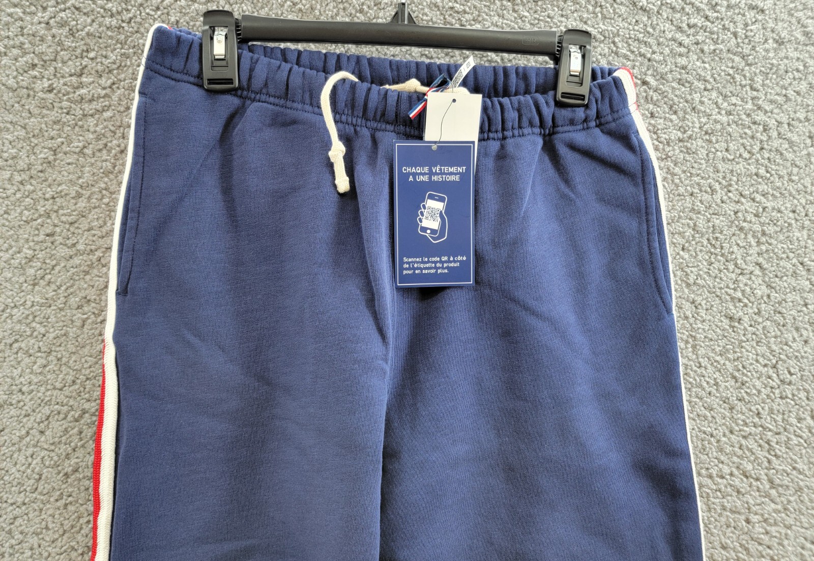 Polo Ralph Lauren Team USA Fleece Sweatpants Women S Blue Elasticized Waistband - Picture 3 of 17
