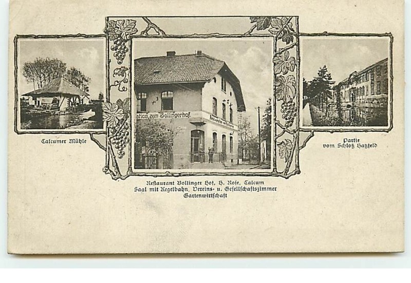 Calcum - Calcumer MÃ¼Ble - Reftaurant Bollinger ... Gartenwirtfchaft ... - 19520