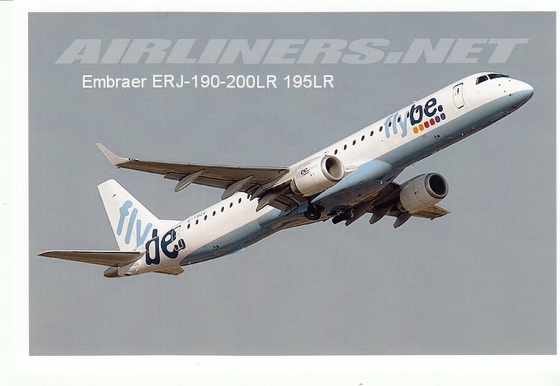Photo Aviation - Avion Embraer Erj-190-200lr 195lr Flybe