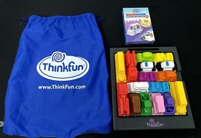 Thinkfun Rush Hour Traffic Jam Game Jr. Logic Game 100% Complete CLEAN Light Use
