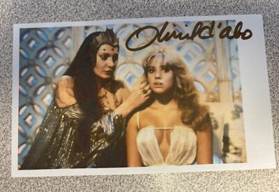 Olivia d  Abo Signed Index Card 3x5 Princess Jehnna Autograph With COA