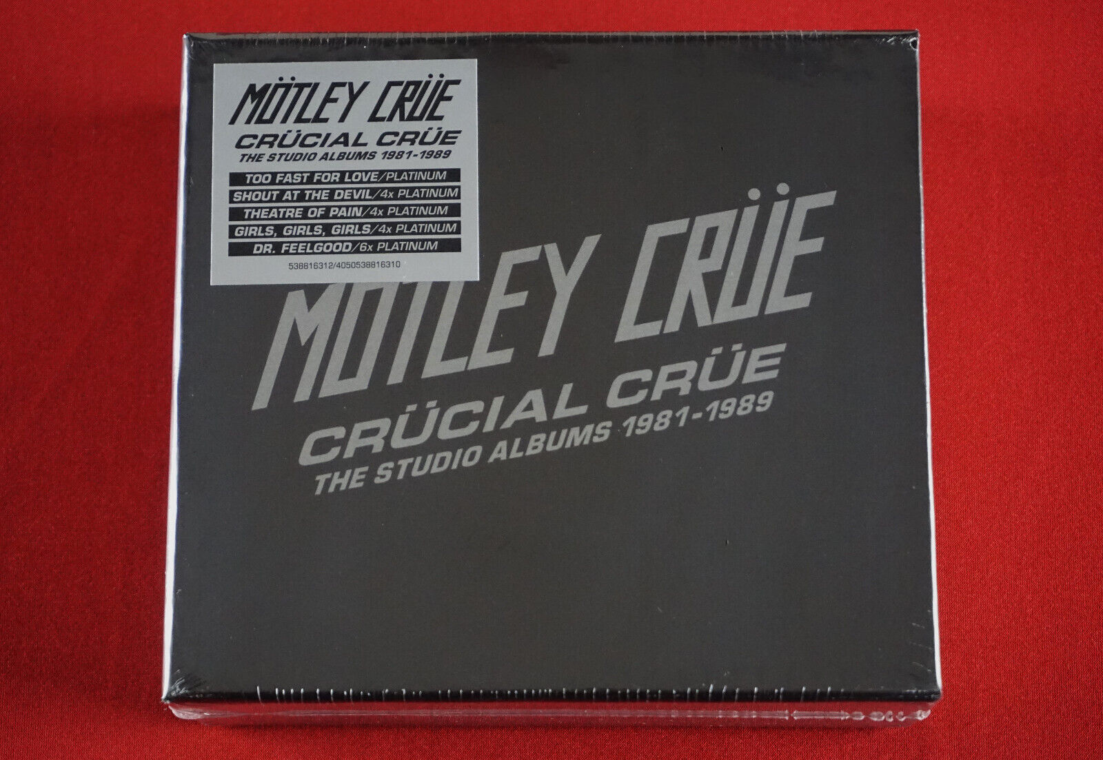 MOTLEY CRUE CRUCIAL CRUE THE STUDIO ALBUMS 1981 - 1989 5 CD