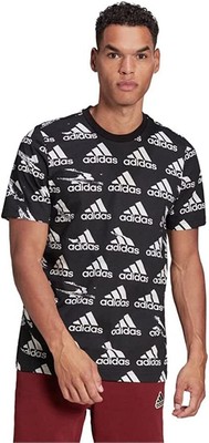 

Футболка Adidas Mens Essentials Brandlove, черная, большая, Черный, HE1788