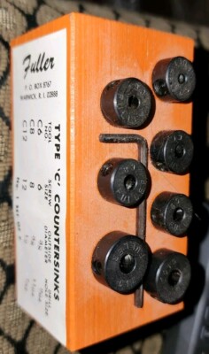 Fuller No 1 Type C Countersink 7 Piece Set    USA NEW 