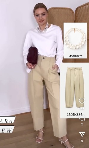 ★ZARA★ZW COLLECTION バルーンショーツ ベージュ 02712737710-p.jpg?ts=1742217333425