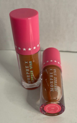 NEW 2pc MORPHE X JEFFREE STAR Velour Liquid Lipstick - MINI 2X.07 oz - LEO