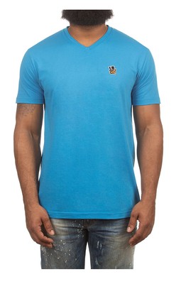 Мужская трикотажная футболка Akoo Ibiza Blue Prestige с коротким рукавом - S