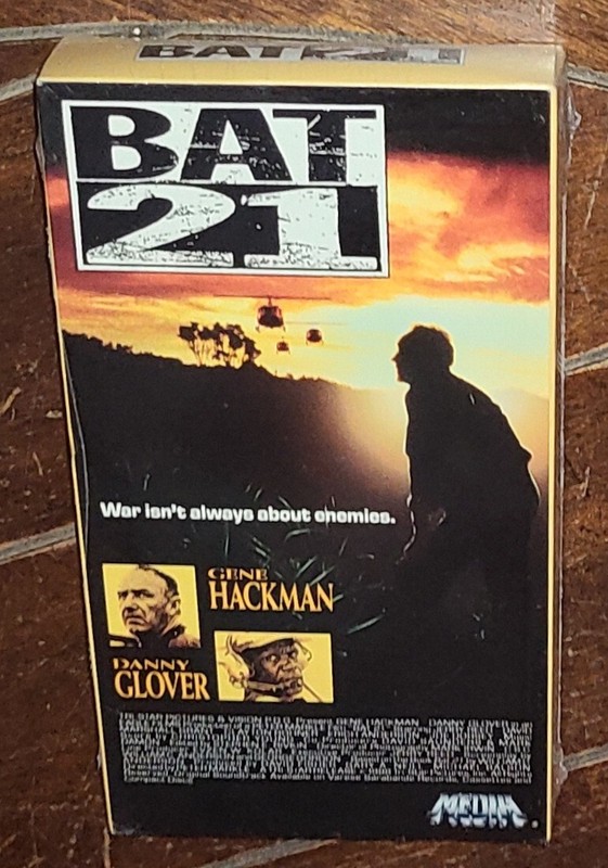 Bat 21 (VHS, 1990, Video Treasures) Danny Glover/Gene Hackman/Jerry Reed!