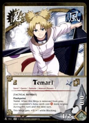 Naruto CCG Temari #1541 | eBay