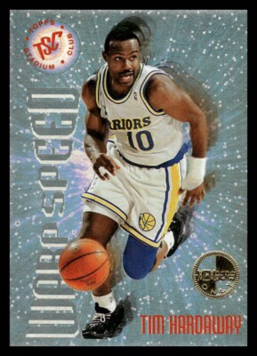 1995/96 Topps Stadium Club Warp Speed Members Only Tim Hardaway #WS6