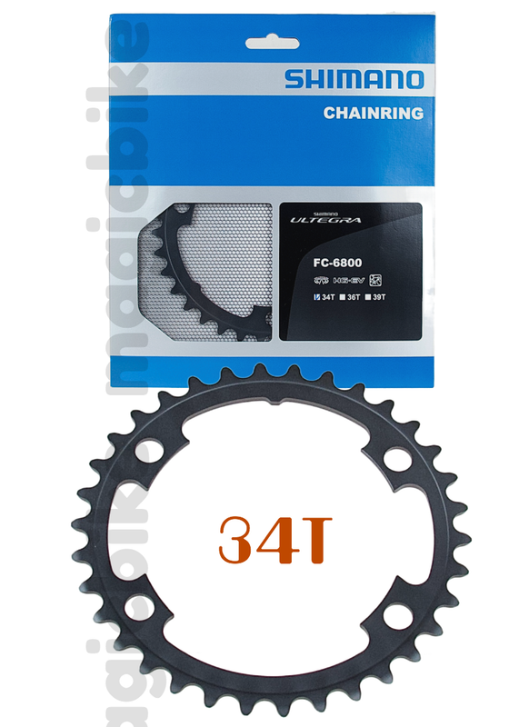 Shimano Ultegra FC-6800 110mm BCD 4 Arm Chainring - 34T | eBay