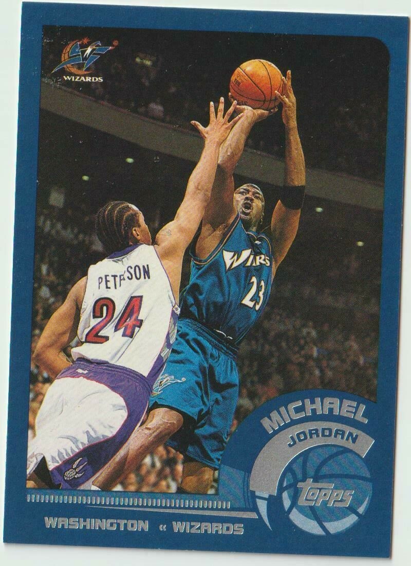 NBA : Michael Jordan Washington Wizards Basketball Card