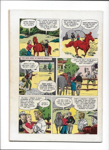 FOUR COLOR #433 [1953 VG+] ZANE GREY'S WILDFIRE
