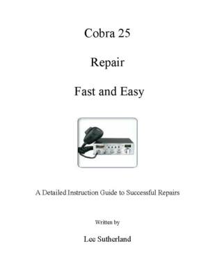Cobra 25 Repair book