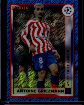 2022-23 Topps Merlin Chrome UEFA #26 Antoine Griezmann Blue