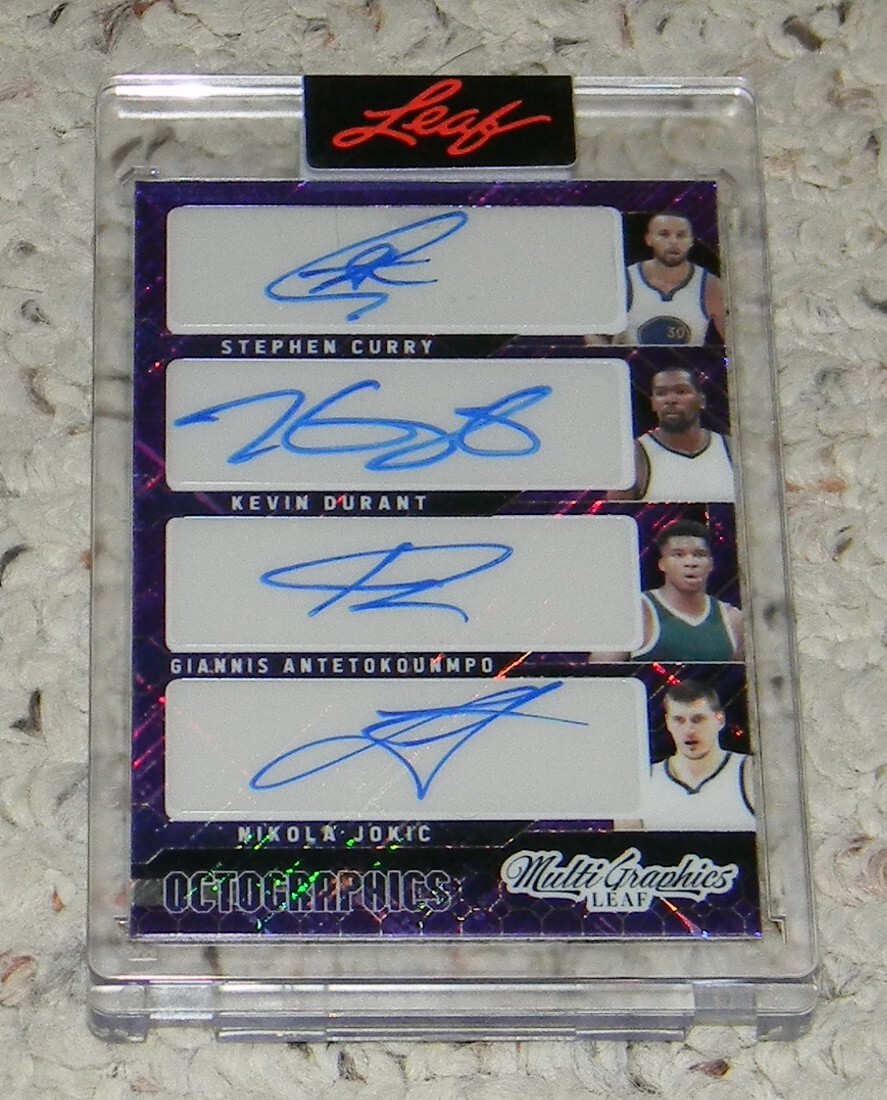 その他 2019 Leaf Stephen Curry Autograph 2022 Leaf Pro Set STEPHEN CURRY Autograph 1 of 5 - Portraits