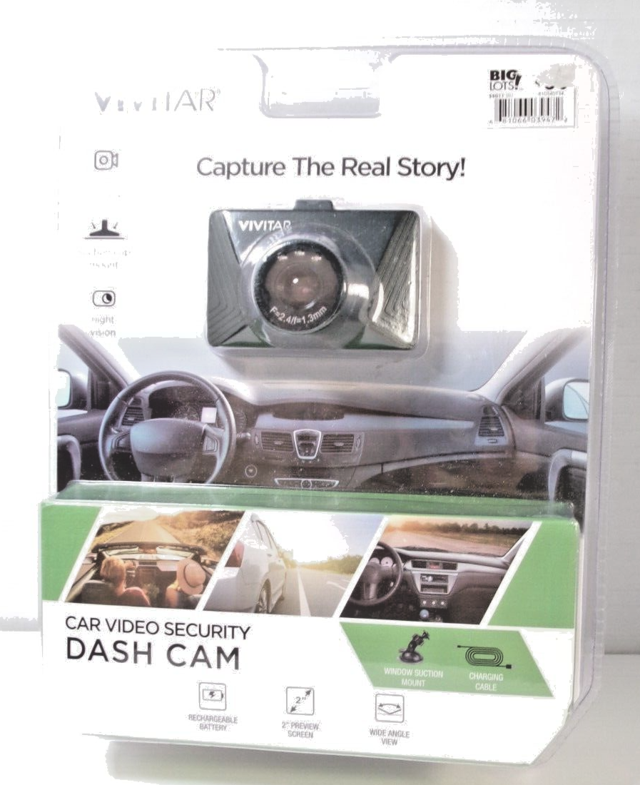 Vivitar Dash Cam. Car video security. Built in rechargeable batteries.のeBay公認海外通販｜セカイモン