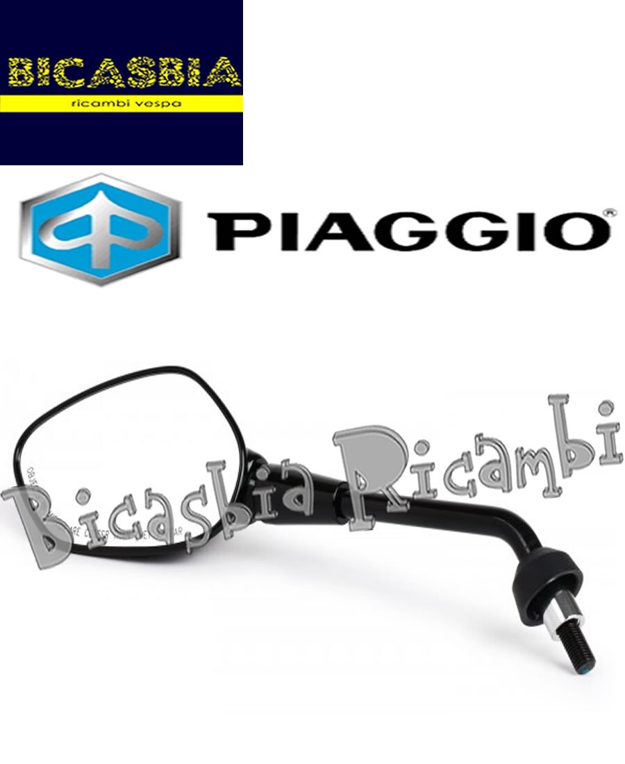 CM327804 - Original Piaggio Left Black Mirror Vespa GTS 125
