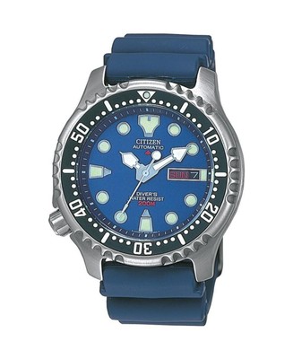 CITIZEN Men Analog Automatic Casual Watch Classic Dress Blue Dial Waterproof Rou