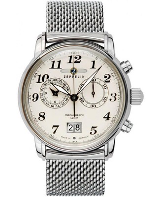 Pre-owned Zeppelin Men Quartz Analog Watch  7684m5