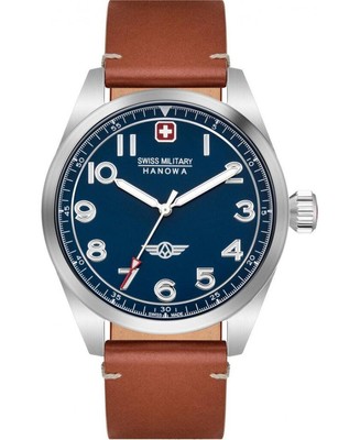 Pre-owned Swiss Military Hanowa Men Analog Quartz Casual Watch Classic Dress Waterproof Sp