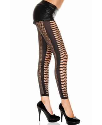 Brand New Multi Dimensional Diamond Net Spandex Leggings Music Legs 35002