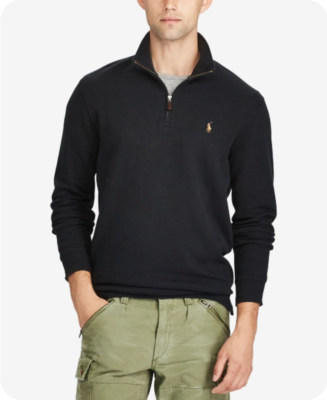 Estate rib half store zip pullover ralph lauren