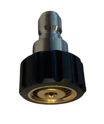 3/8 Quick Connect QC Plug with Female Twist Seal 22mm Threads 15mm Stem