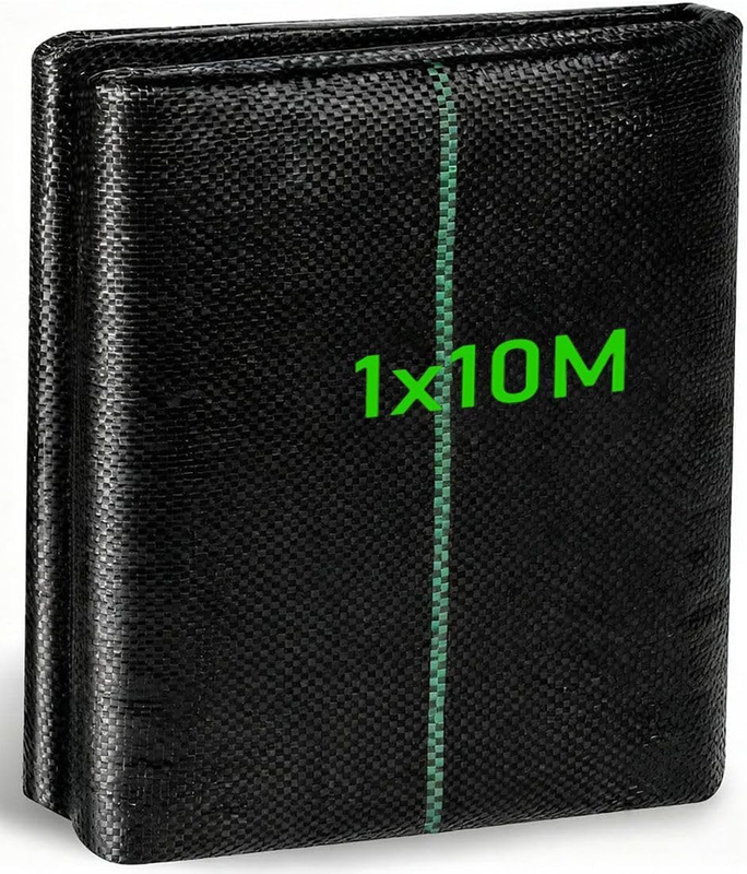 Heavy Duty Weed Membrane 1M X 10M Woven Weed Barrier Fabric, 90G/M² (1X10M)
