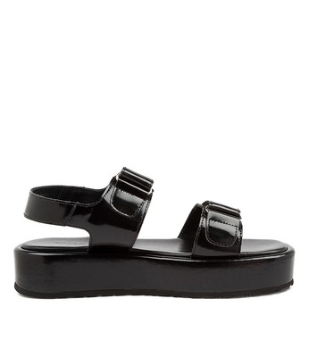 TONY BIANCO TONY BIANCO CHEVY HI SHINE PAT LEA WOMENS SHOES CASUAL SANDALS SANDALS FLAT