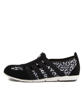 SUPERSOFT SUPERSOFT SCOTTIE BLACK BLK LEOPARD BLACK BLACK LEOPARD WOMENS SHOES CASUAL