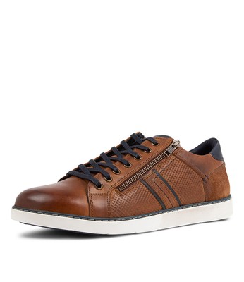 COLORADO COLORADO JELLIS TAN LEATHER SNEAKERS MENS SHOES CASUAL SNEAKERS CASUAL