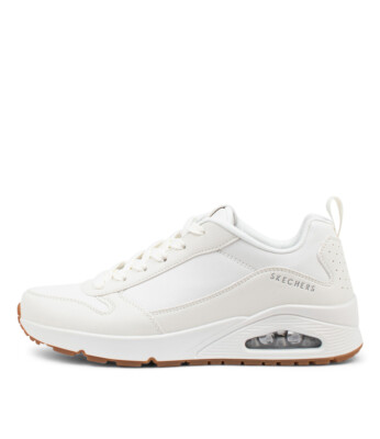 SKECHERS SKECHERS UNO WHITE SNEAKERS MENS SHOES CASUAL SNEAKERS CASUAL