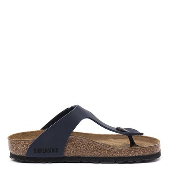 BIRKENSTOCK BIRKENSTOCK GIZEH BLUE WOMENS SHOES CASUAL SANDALS SANDALS FLAT