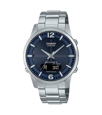 Casio Herrenuhr analog-digital Funk mit Edelstahlarmband LCW-M170D-2AER