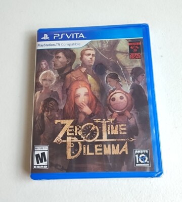 Zero Time Dilemma (Sony PlayStation Vita, 2016) Brand NEW Factory Sealed PS VITA