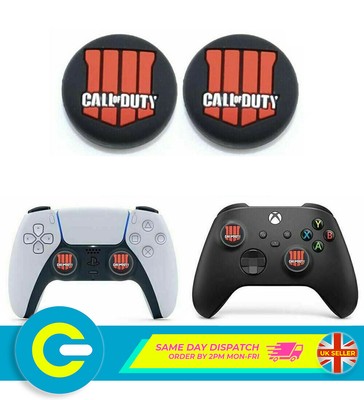2x Rubber Silicone Thumb Stick Grip Caps for PS5 / PS4 / Xbox One / Series X|S
