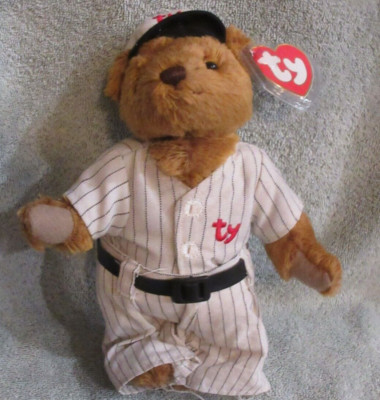 Ty  Attic Treasures Copper the Baseball Bear MWMT Free Shipping