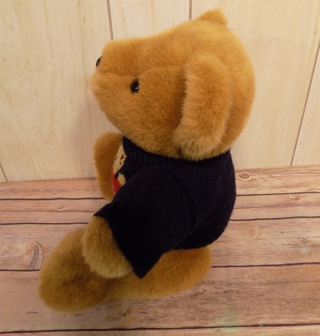 Vintage RALPH LAUREN POLO 1997 Jointed Teddy Bear Sweater Stuffed Animal Plush