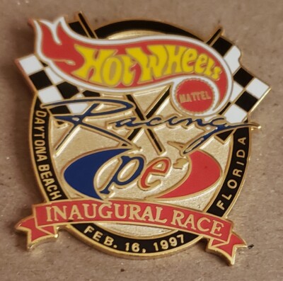 Hot Wheels NASCAR PETTY ENTERPRISES DATONA BEACH, FL - FEB 16, 1997 - Lapel Pin