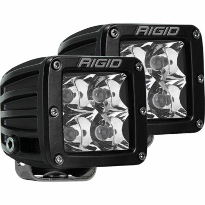 Rigid Industries 202213 Black Surface Mount D-Series Pro Spot Light - Pair