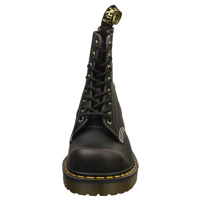 Pre-owned Dr. Martens 1460 Pascal Made In England Mens Ankle Boots In Charcoal Grey In Gray