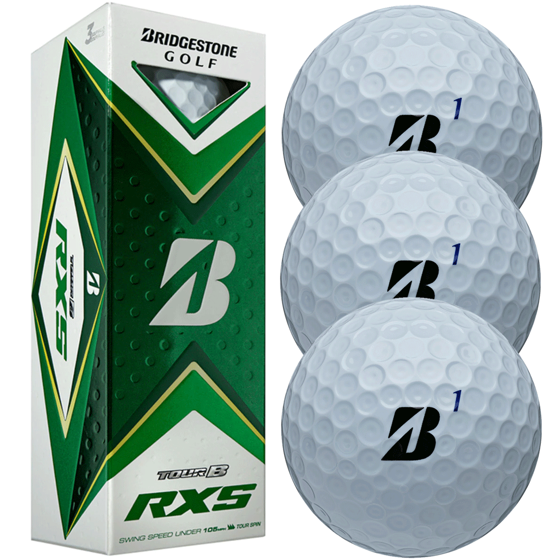 Bridgestone 2020 Tour B XS Pelotas De Golf/docena 12 Bola Pack