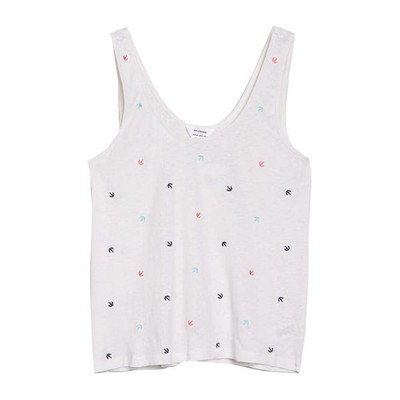 

Великолепный комплект майки с вышивкой, кремовый, большой, Off white