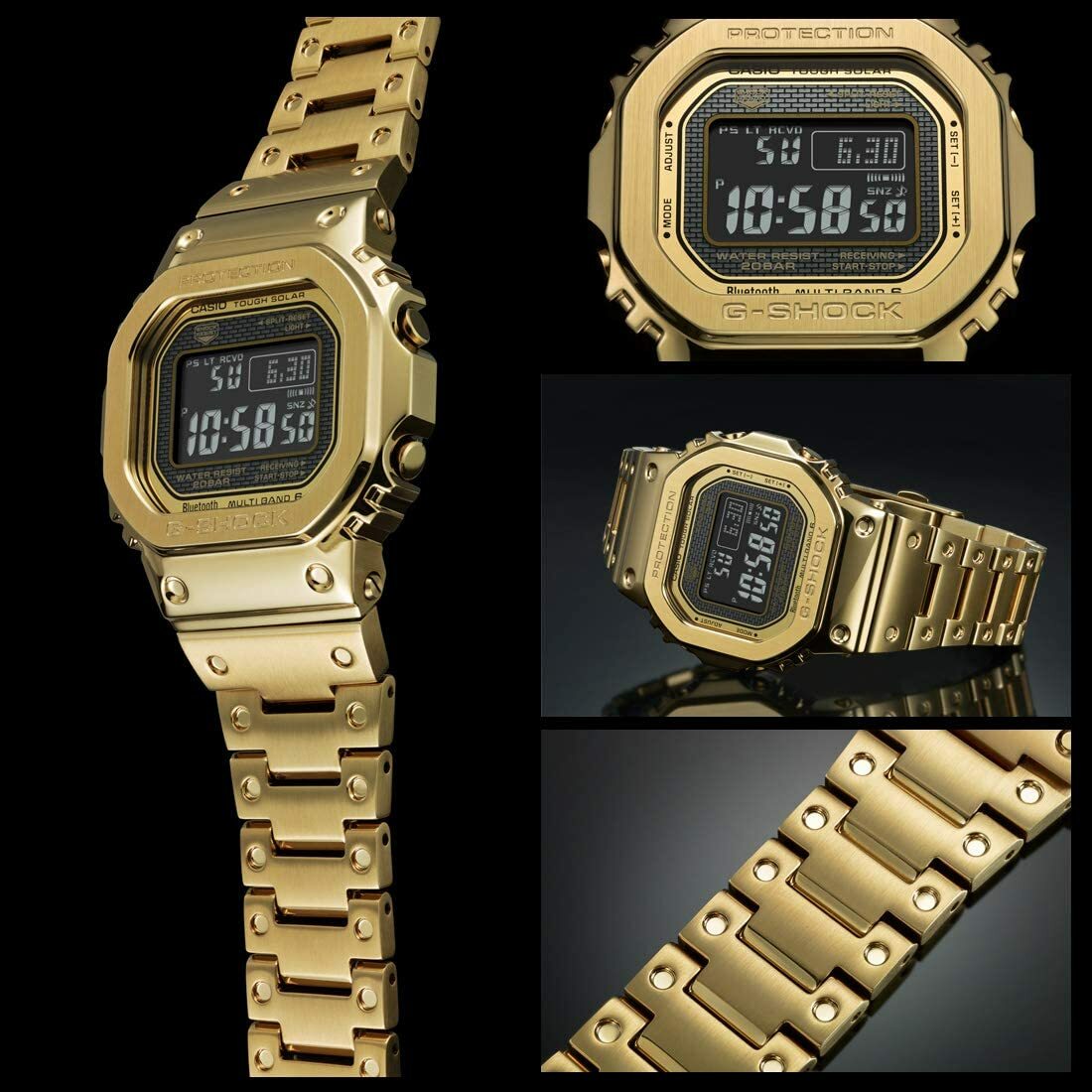 Pre-owned Casio -new- Gmw-b5000gd-9jf G-shock Origin Bluetooth Watch Japan Domestic Version