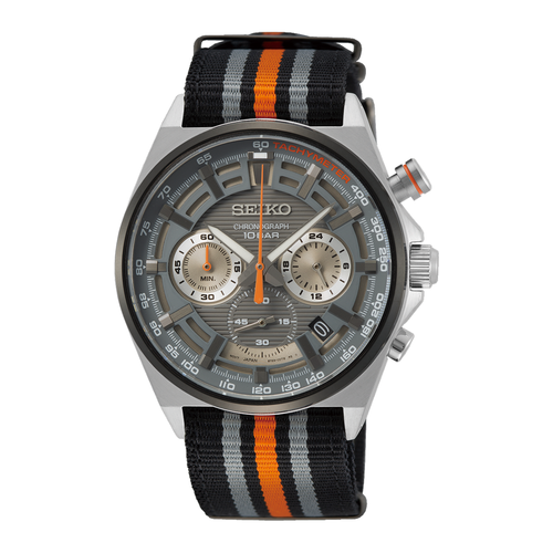 Pre-owned Seiko Selection Chronograph Quartz Watch Ssb403p1 Usus