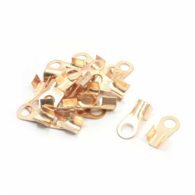 20pcs 60A Cable Tube Passing Through Crimp Copper Connector Terminal #