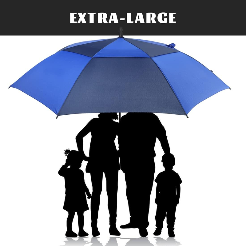 Umbrella Large Golf Umbrellas for Rain Windproof 54/62/68 Inch Automatic Open Do